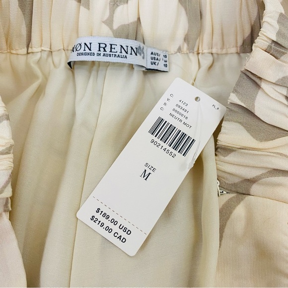 Anthropologie Mon Renn High Tide Wide Leg Pants Size M - Picture 7 of 10